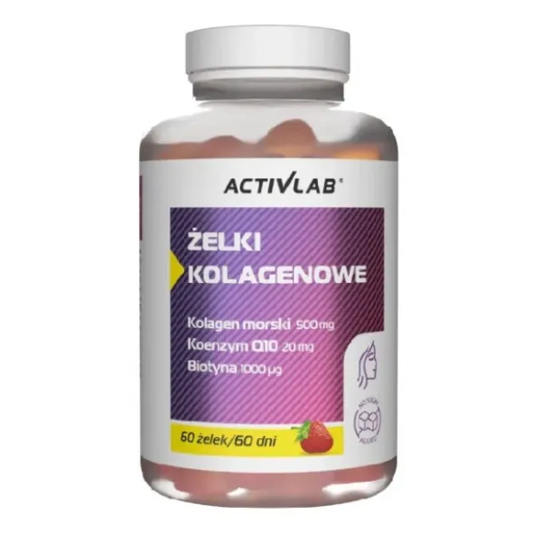 Activlab Żelki Kolagenowe - 60 sztuk