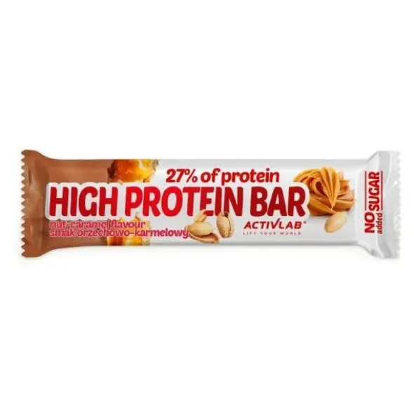 Activlab High Protein Bar 27% peanut-caramel - 49g