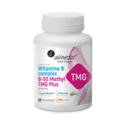Aliness Witamina B Complex B50 Methyl TMG+ - metylowane witaminy B - 100kaps.