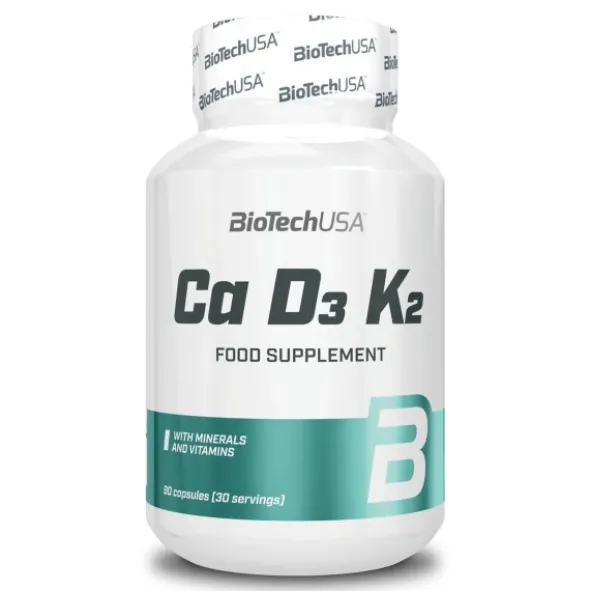 BioTech Ca D3 K2 - 90 kaps.