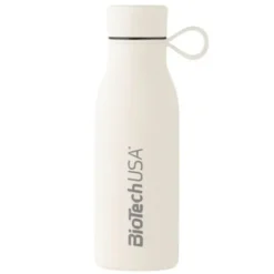 BioTech USA Stainless Steel Bottle - Cream - 500ml