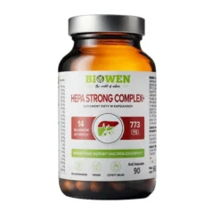 Biowen Hepa Strong Complex - kompleks składników aktywnych na watrobę - 90 kaps.