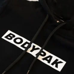 BODYPAK Bluza z kapturem męska - BLACK