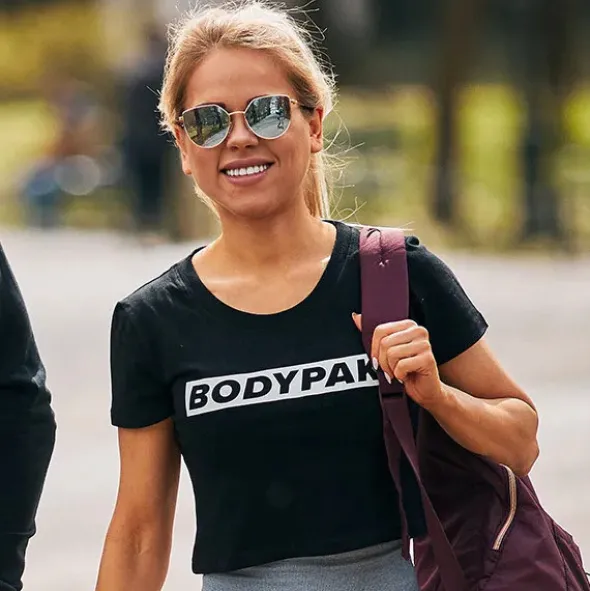 BODYPAK T-Shirt Damski - Black