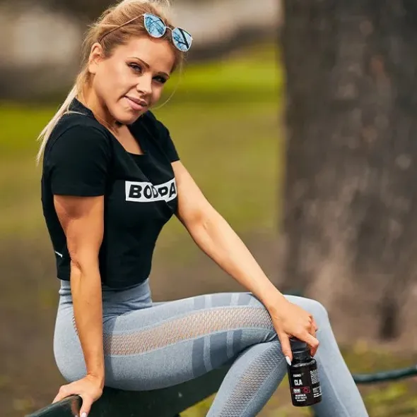 BODYPAK T-Shirt Damski - Black