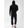 Czarna bluza męska z kapturem TW BASIC HOODIE 185 M BLACK