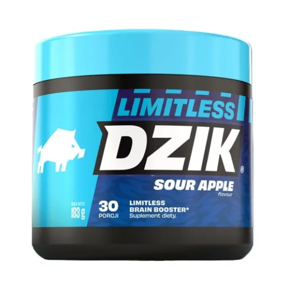 Dzik Brain Booster Limitless Sour Apple - 183g
