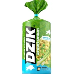 DZIK Wafle Kukurydziane Low-Fat Zielona Cebulka - 120g