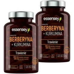 Essensey Berberyna + Kurkumina na trawienie 2 x 90 kaps.