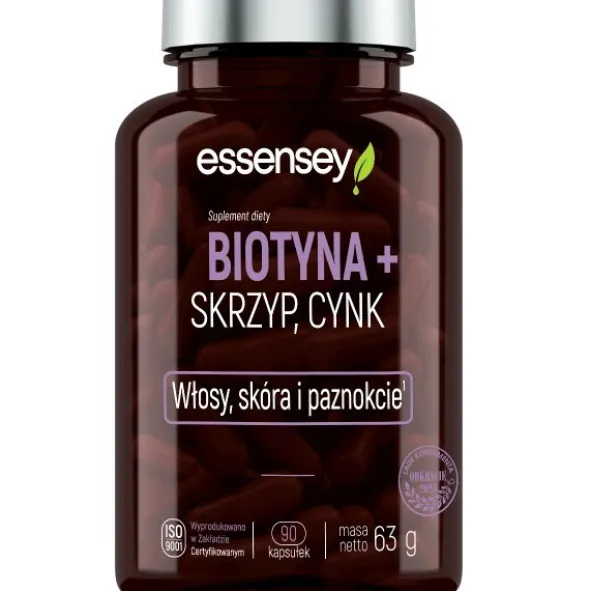 Essensey Biotyna + Skrzyp + Cynk - 90 kaps.