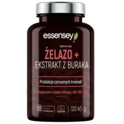 Essensey Żelazo + Ekstrakt z Buraka - 90 kaps.