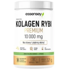 Essensey Kolagen Rybi Premium [zielona herbata-limonka] 10000mg - 321g
