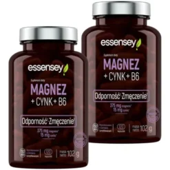 Essensey Magnez + Cynk + B6 na odporność i zmęczenie 2 x 120 kaps.