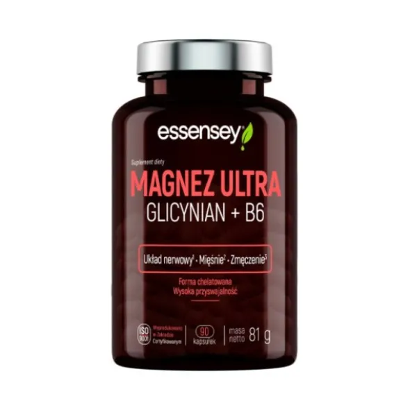 Essensey Magnez Ultra Glicynian + B6 - 90 kaps.