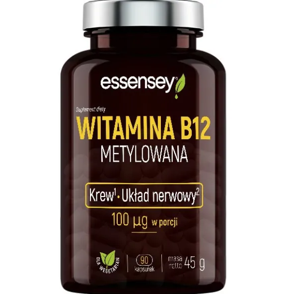 Essensey Witamina B12 Metylowana - 90 kaps.