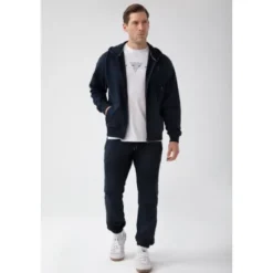 Granatowa bluza rozpinana męska TW BASIC HOODIE ZIP 181 M NAVY