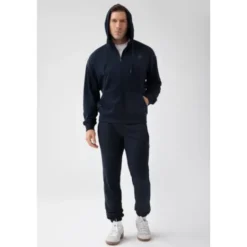 Granatowa bluza rozpinana męska TW BASIC HOODIE ZIP 181 M NAVY