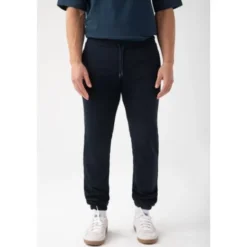 Granatowe spodnie dresowe męskie TW BASIC PANTS 181 M NAVY