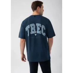 Granatowy T-shirt męski TW BASIC TSHIRT OVERSIZE 180 M NAVY