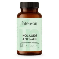 Intenson Kolagen ANTI-AGE + Kwas Hialuronowy + Witamina C - 90 tabl.