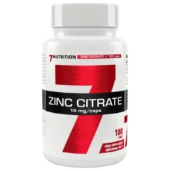 7Nutrition Zinc Citrate 15 mg - Cytrynian cynku - 100 kaps.