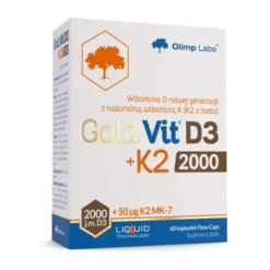 Olimp Gold-Vit D3 + K2 2000IU - 60 kaps.