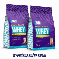 6PAK Nutrition Białko Milky Shake Whey - Zestaw dwóch smaków 2x700g