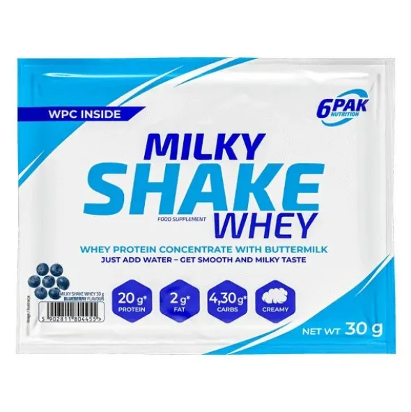6PAK Nutrition Milky Shake Whey - 30g