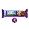 6Pak Nutrition Muesli Energy Bar Cranberry 10x30g