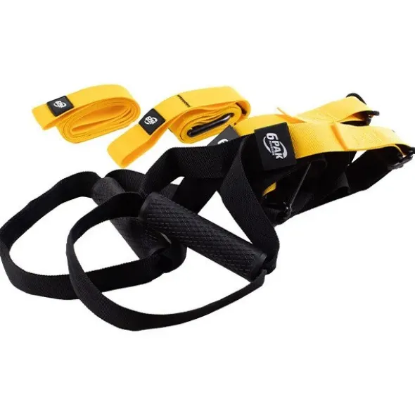 6PAK Nutrition Pasy do treningu w podwieszeniu - Multi-Workout Straps P3 032 - Żółty