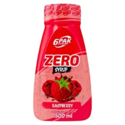 6PAK Nutrition Syrup ZERO Raspberry - 500ml