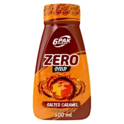 6PAK Nutrition Syrup ZERO Salted Caramel - 500ml