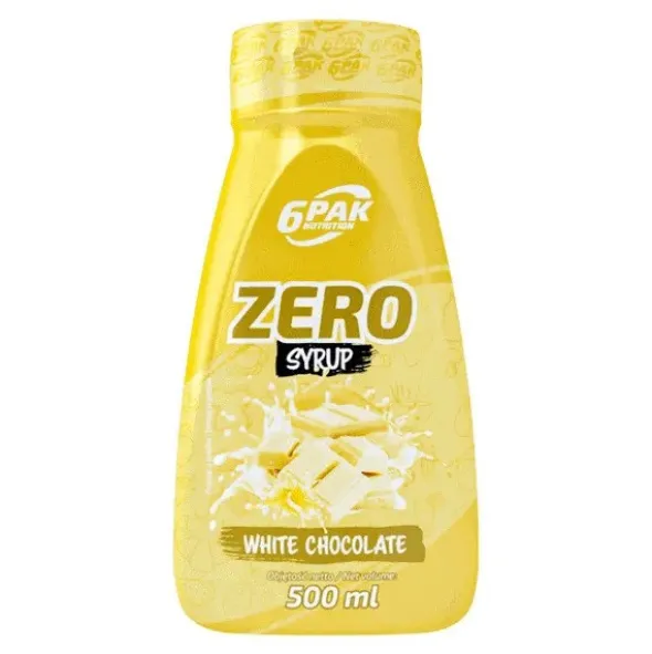 6PAK Nutrition Syrup ZERO White Chocolate - 500ml
