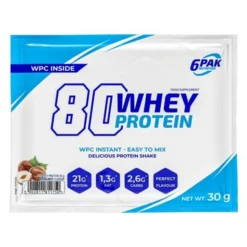 6PAK Nutrition 80 Whey Protein - 30g