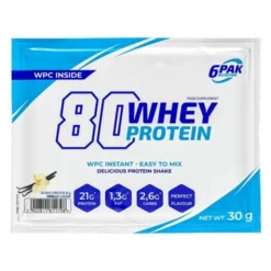 6PAK Nutrition 80 Whey Protein - 30g