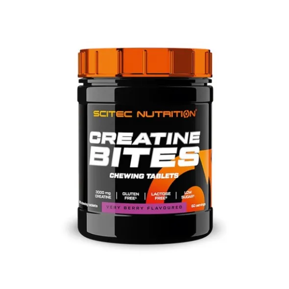 Scitec Creatine Bites 240 tabl. – monohydrat kreatyny w tabletkach do żucia