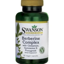 Swanson Berberine Complex with Cinnamon, Gymnema & Fenugreek - 90 kaps.