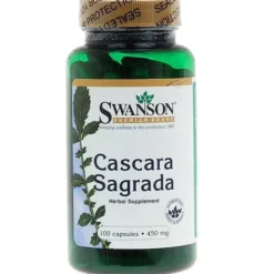 Swanson Cascara Sagrada 450 mg - 100 kaps.