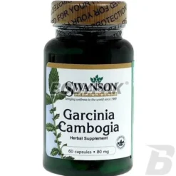 Swanson Garcinia Cambogia [Tamaryndowiec malabarski] 80mg - 60 kaps.