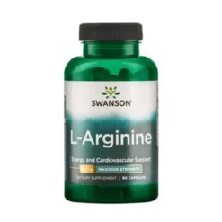 Swanson Maximum Strength L-Arginine Forte 850 mg - 90 kaps.
