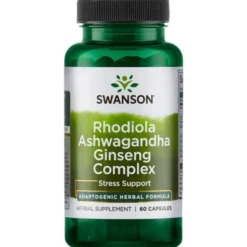 Swanson Rhodiola Ashwagandha Ginseng Complex - 60 kaps.