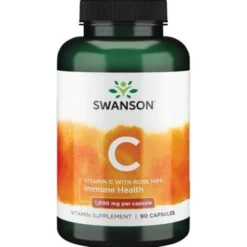 Swanson Vitamin C with Rose Hips 1000mg - 90 kaps.