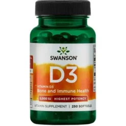 Swanson Vitamin D3 5000 IU - 250 kaps.