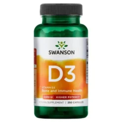 Swanson Vitamin D3 2000 IU - 250 kaps.