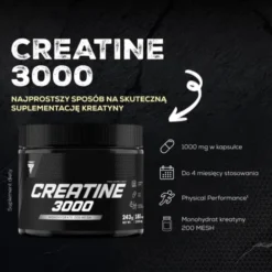 Trec Creatine 3000 - monohydrat kreatyny w kapsułkach - 360 kaps.