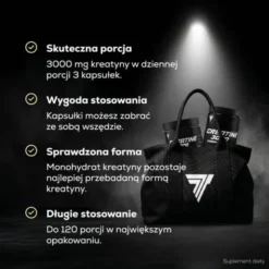 Trec Creatine 3000 - monohydrat kreatyny w kapsułkach - 360 kaps.