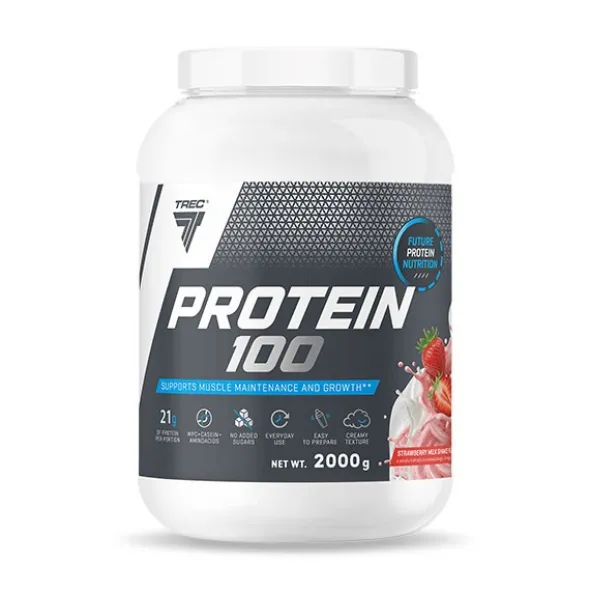 Trec Protein 100 - odżywka białkowa z aminokwasami - 2000g
