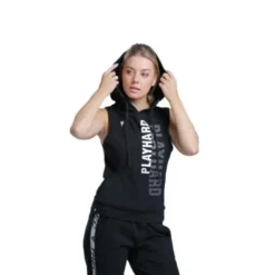 Trec Wear® Boxer Hoodie TRECGIRL 01 Stripe Black