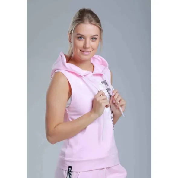 Trec Wear® Boxer Hoodie TRECGIRL 02 Stripe Pink