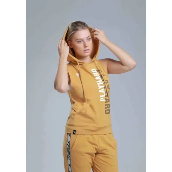 Trec Wear® Boxer Hoodie TRECGIRL 03 Stripe Beige